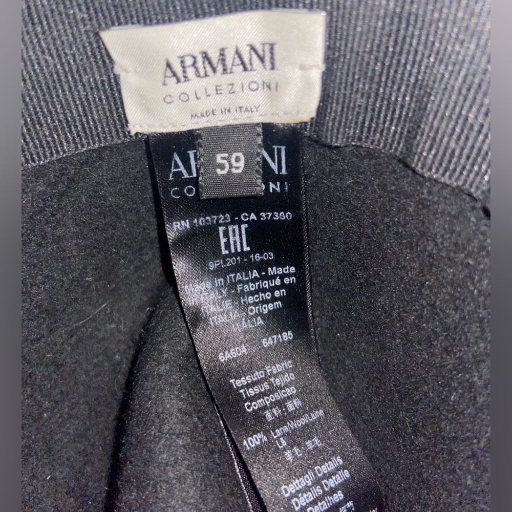 Armani hat